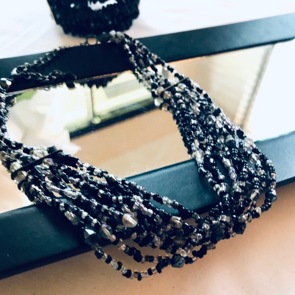 BoHo Convertible Handmade Beaded Necklace/Bracelet - Picture 1 of 8